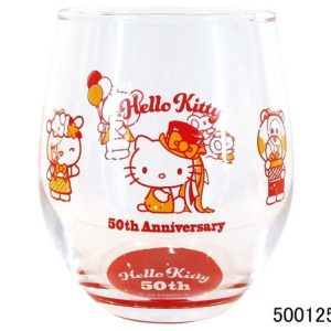 ❤️期間限定商品Hello Kitty 50周年 紀念玻璃杯 2色