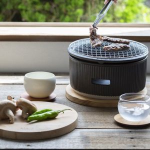 【SALIU】質感耐熱陶瓷木炭燒烤爐(大型)🇯🇵