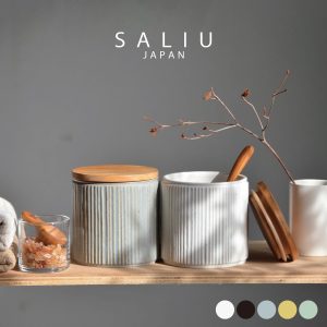 ✨質感生活 SALIU 日本製 美濃燒 茶罐 5色