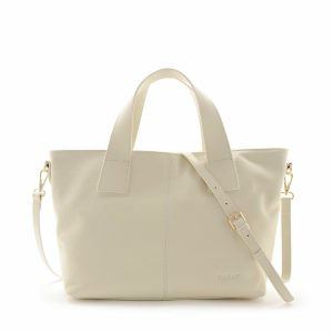 💕fiLEAT 典雅真皮平把手提肩背包👜